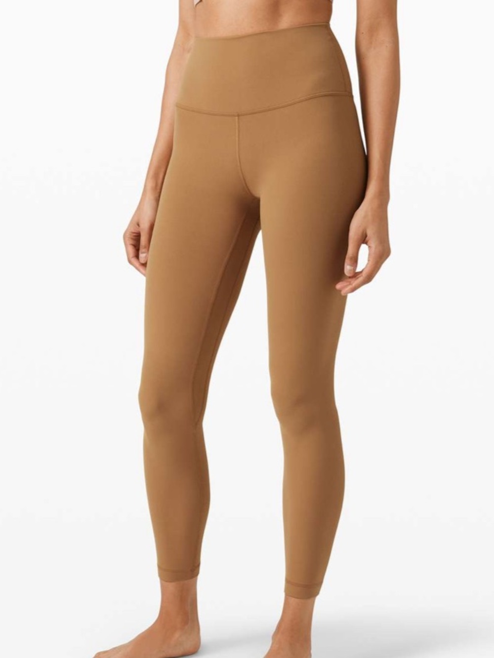 Lululemon Align Pant II 25" in Saddle Brown